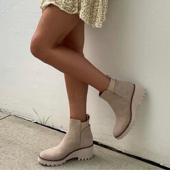 Dolce Vita Shoes - New Dolce Vita waterproof “Dune” tan suede H2O boots Size 6.5 Waterproof